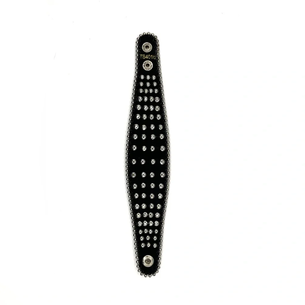 Rhinestone Encrusted Cuff Bracelet - Picture 6 of 10